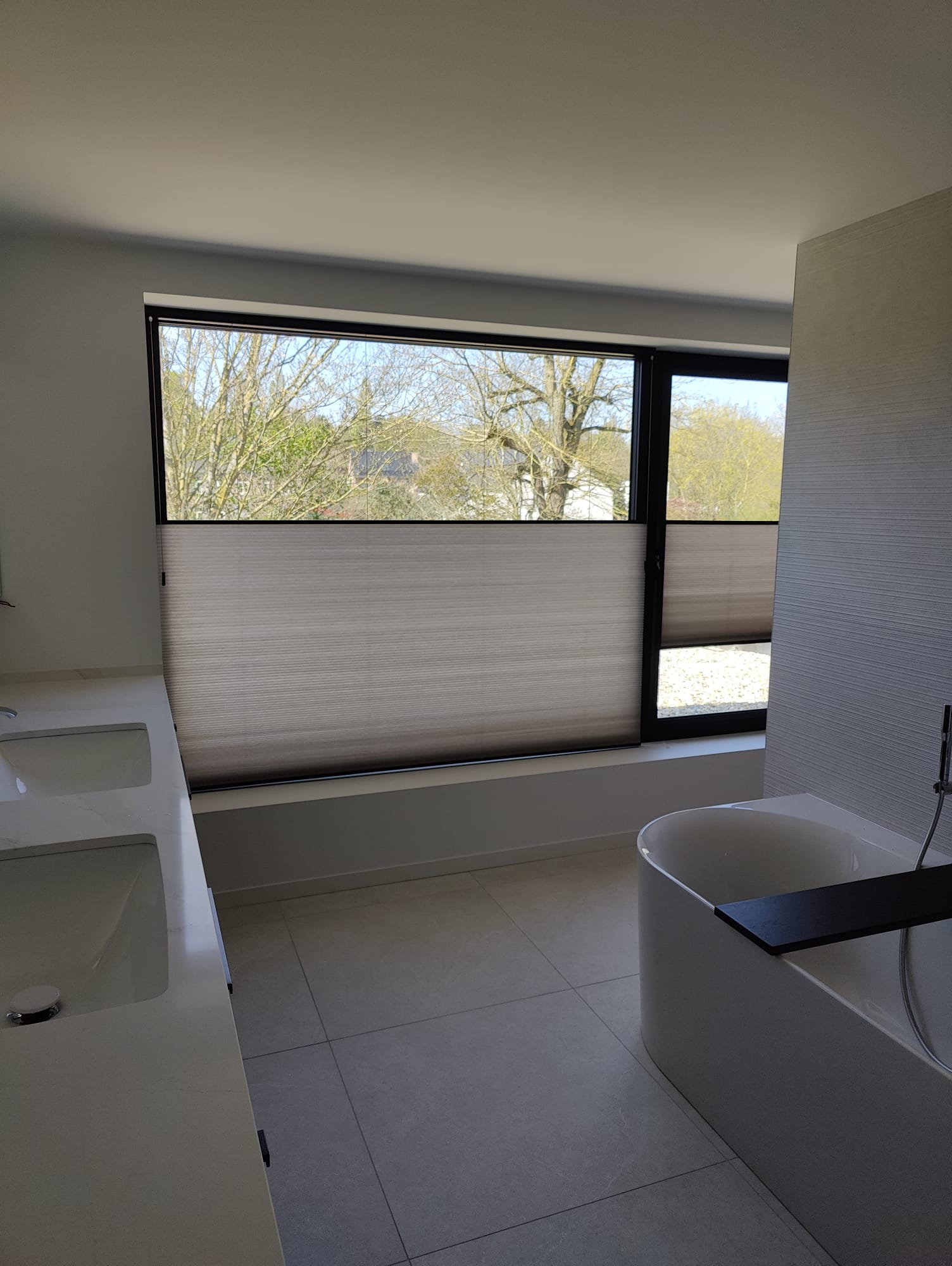 Realisatie duette in badkamer